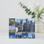 カリフォルニアヴィンテージ観光旅行はがき追加 ポストカード (スタンド正面)