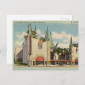 カリフォルニア中国の州チャイナタウンロサンゼルスの庭園 ポストカード (正面/裏面)