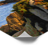 カリフォルニア中央海岸ポスター ポスター (角)