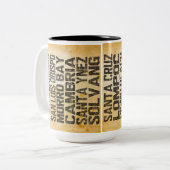 カリフォルニア中央海岸マグカップ ツートーンマグカップ (正面左)