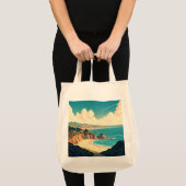 カリフォルニア中央海岸Tシャツ トートバッグ (正面(商品))