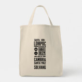 カリフォルニア中央海岸Tシャツ トートバッグ (裏面)