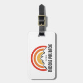 カリフォルニア中部パリサード ラゲッジタグ (正面縦)