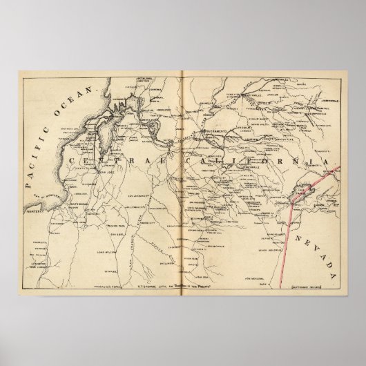 カリフォルニア中部 ポスター (正面)