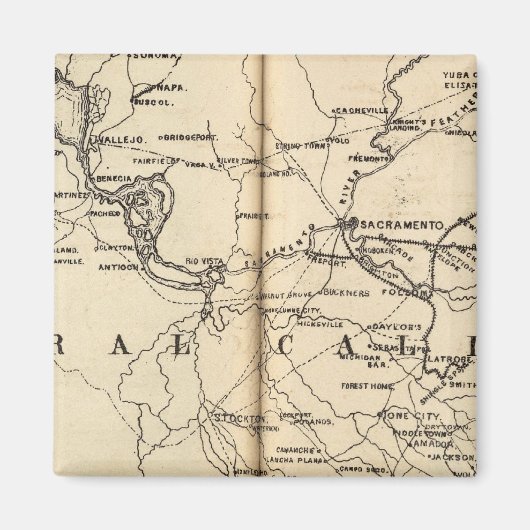 カリフォルニア中部 マグネット (正面)