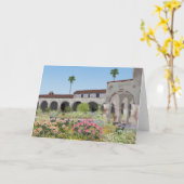 カリフォルニア代表団の挨拶状、中ブランク カード (黄色い花)