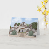 カリフォルニア代表団の挨拶状、中ブランク カード (黄色い花)