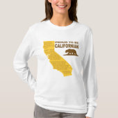 カリフォルニア住民のLongSleeveのLTがあること誇りを持った Tシャツ (正面)