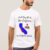 カリフォルニア保州未縛のベアースターシンボルシャツ Tシャツ (正面)