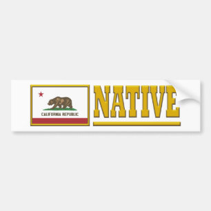 カリフォルニア先住民 バンパーステッカー