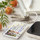 カリフォルニア免許証のペットタグ キーホルダー (正面右)