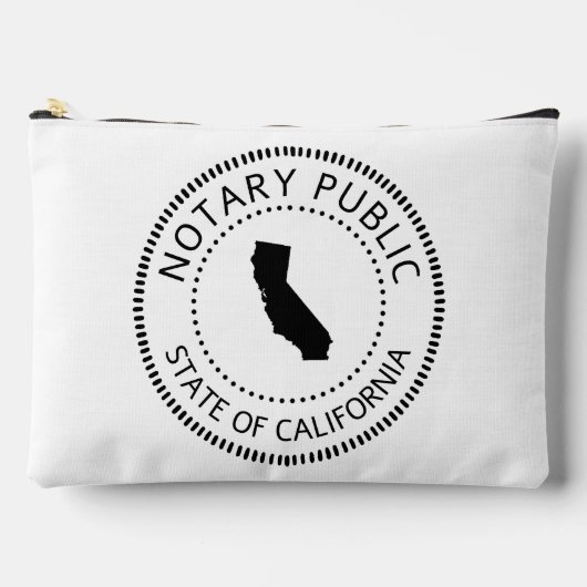 カリフォルニア公証人用品 アクセサリーポーチ (正面)