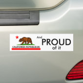 カリフォルニア共和党員 バンパーステッカー (車上)