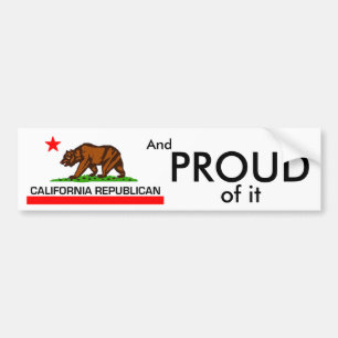 カリフォルニア共和党員 バンパーステッカー