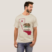 カリフォルニア共和国くまのワイシャツ Tシャツ (正面フル)