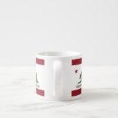 カリフォルニア共和国くまの旗 エスプレッソカップ (裏面)