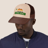 カリフォルニア共和国にクマのプライド旗のクマ キャップ (インサイチュ)