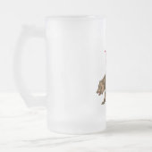 カリフォルニア共和国のくまおよび星 フロストグラスビールジョッキ (左)