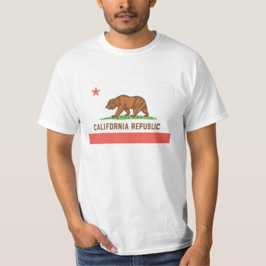 カリフォルニア共和国のティー Tシャツ (正面)