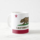 カリフォルニア共和国のマグ コーヒーマグカップ (正面左)