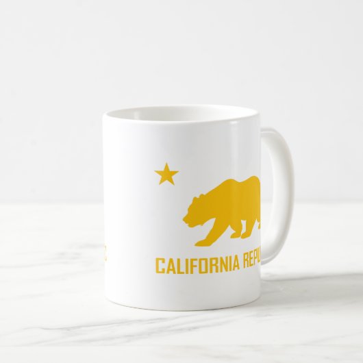 カリフォルニア共和国のマグ コーヒーマグカップ (正面右)