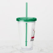 カリフォルニア共和国の州の旗のアクリルのタンブラーのコップ アクリルタンブラー (右)