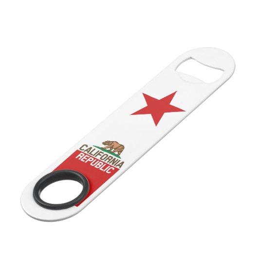 カリフォルニア共和国の州の旗の星 スピード栓抜き (正面アングル)