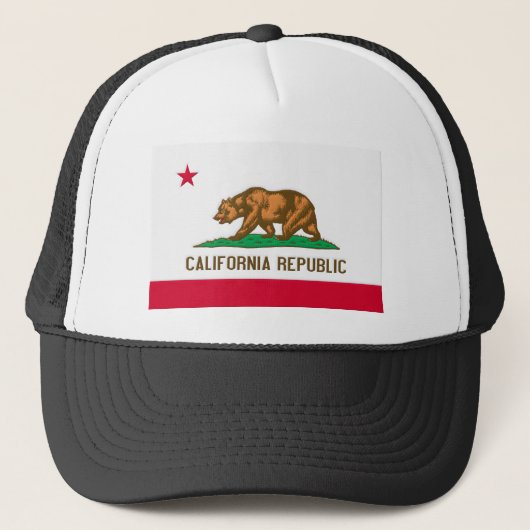 カリフォルニア共和国の州の旗 キャップ (正面)
