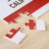 カリフォルニア共和国の州の旗 ジグソーパズル (側面)