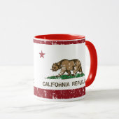 カリフォルニア共和国の州の旗 マグカップ (正面右)