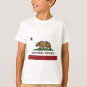カリフォルニア共和国の州の旗 Tシャツ (正面)