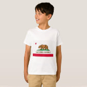 カリフォルニア共和国の州の旗 Tシャツ (正面フル)