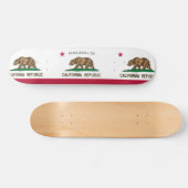 カリフォルニア共和国の旗のカスタムなスケートボードのデッキ スケートボード (横)