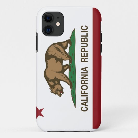 カリフォルニア共和国の旗 Case-Mate iPhoneケース (裏面)