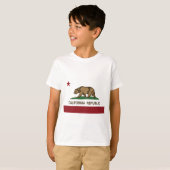 カリフォルニア共和国の旗 Tシャツ (正面フル)