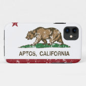 カリフォルニア共和国の旗Aptos Case-Mate iPhoneケース (裏面(横))