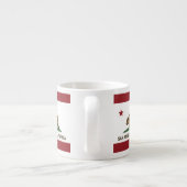 カリフォルニア共和国の旗San Anselmo エスプレッソカップ (裏面)