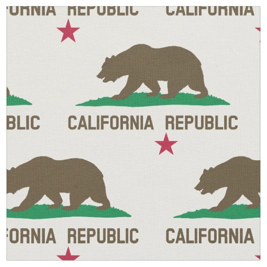カリフォルニア共和国の生地 ファブリック (クローズアップ)