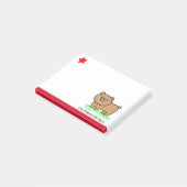 カリフォルニア共和国の_のかわいいくま ポストイット (アングル)