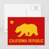 カリフォルニア共和国はがき ポストカード (正面/裏面)