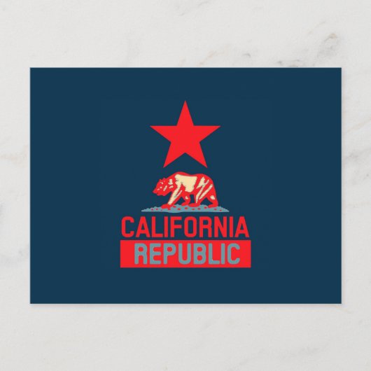 カリフォルニア共和国インアーバンホープスタイル ポストカード (正面)