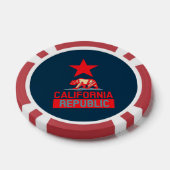 カリフォルニア共和国スタイル ポーカーチップ (シングル)