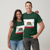 カリフォルニア共和国バークレー フラッグ Tシャツ (ユニセックス)