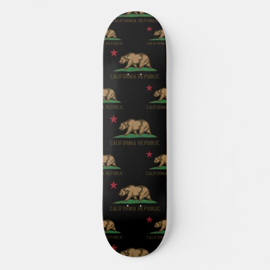 カリフォルニア共和国パターン1 スケートボード (正面)