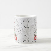 カリフォルニア共和国ピーリング絵を描デコール コーヒーマグカップ (中央)