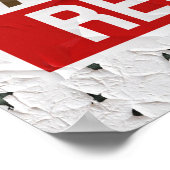 カリフォルニア共和国ピーリング絵を描ポスター ポスター (角)