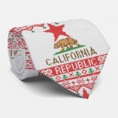 カリフォルニア共和国ベアオンクリスマス醜いセーター ネクタイ (ロール)