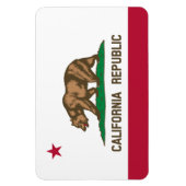 カリフォルニア共和国ベア・フラグ:カリ・ゴールデンステート マグネット (縦)