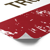 カリフォルニア共和国国旗のトラック ポスター (角)