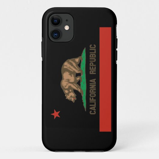 カリフォルニア共和国国旗iPhoneケース Case-Mate iPhoneケース (裏面)